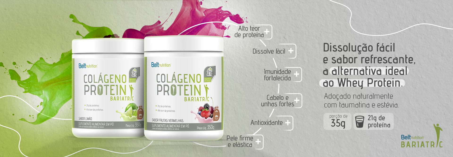 Colágeno Protein: a fonte ideal de proteína - Lançamento Belt Nutrition