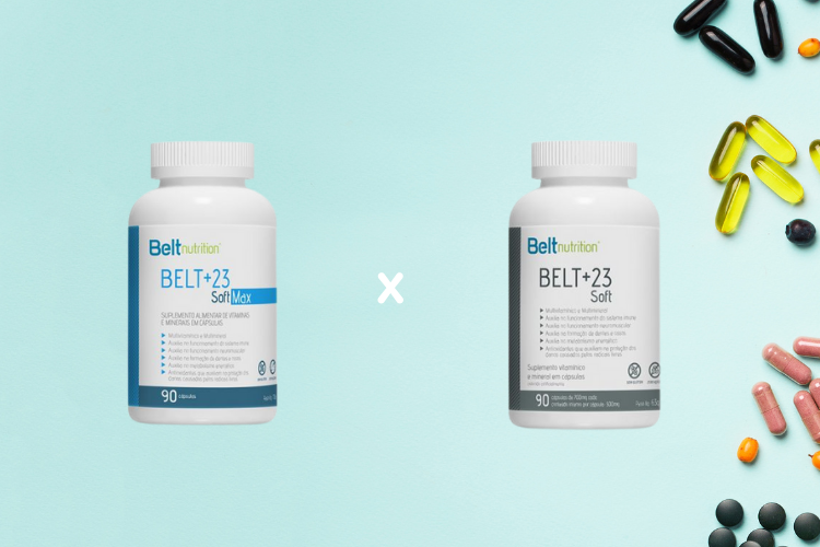 Qual a diferença do BELT +23 SOFT MAX para o BELT +23 SOFT?