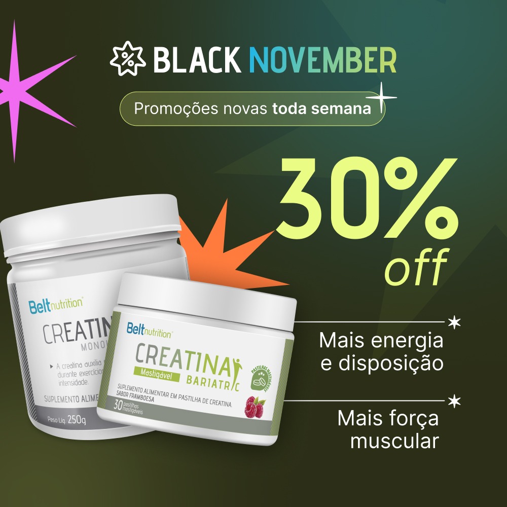 Creatina em Oferta Black Friday