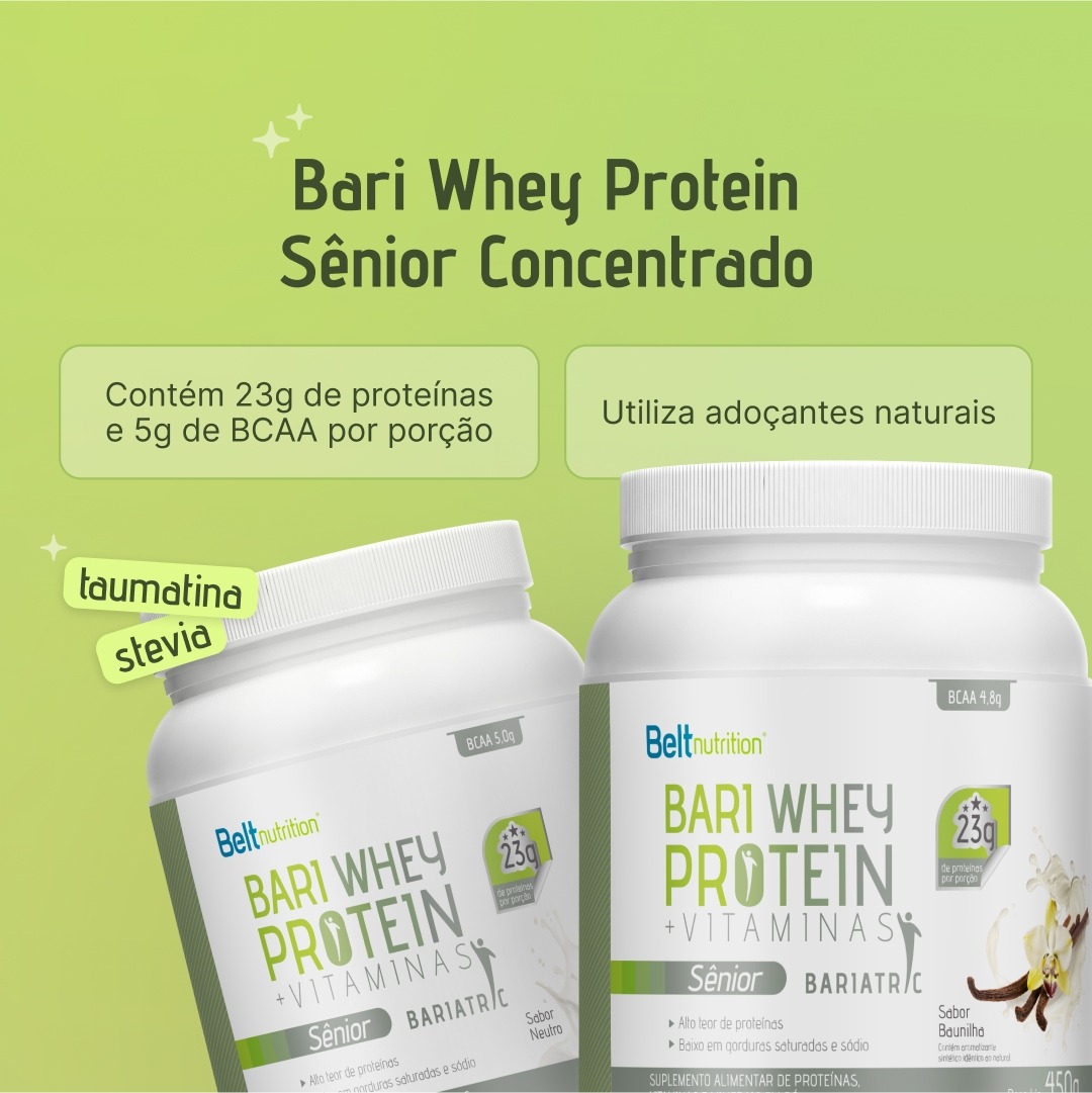 Qual o melhor whey protein? Linha Bariatric Sênior 50+