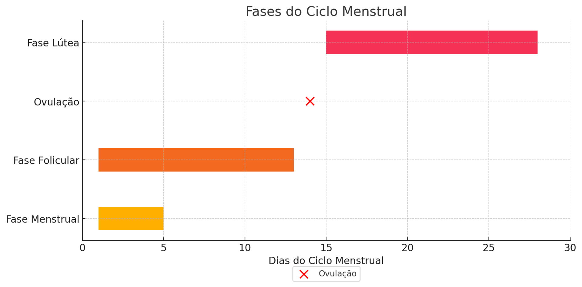 Ciclo Menstrual Tabela