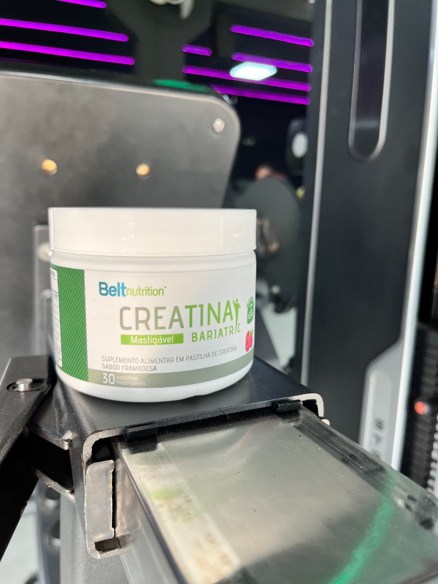 Creatina para bariátricos em pastilhas mastigáveis