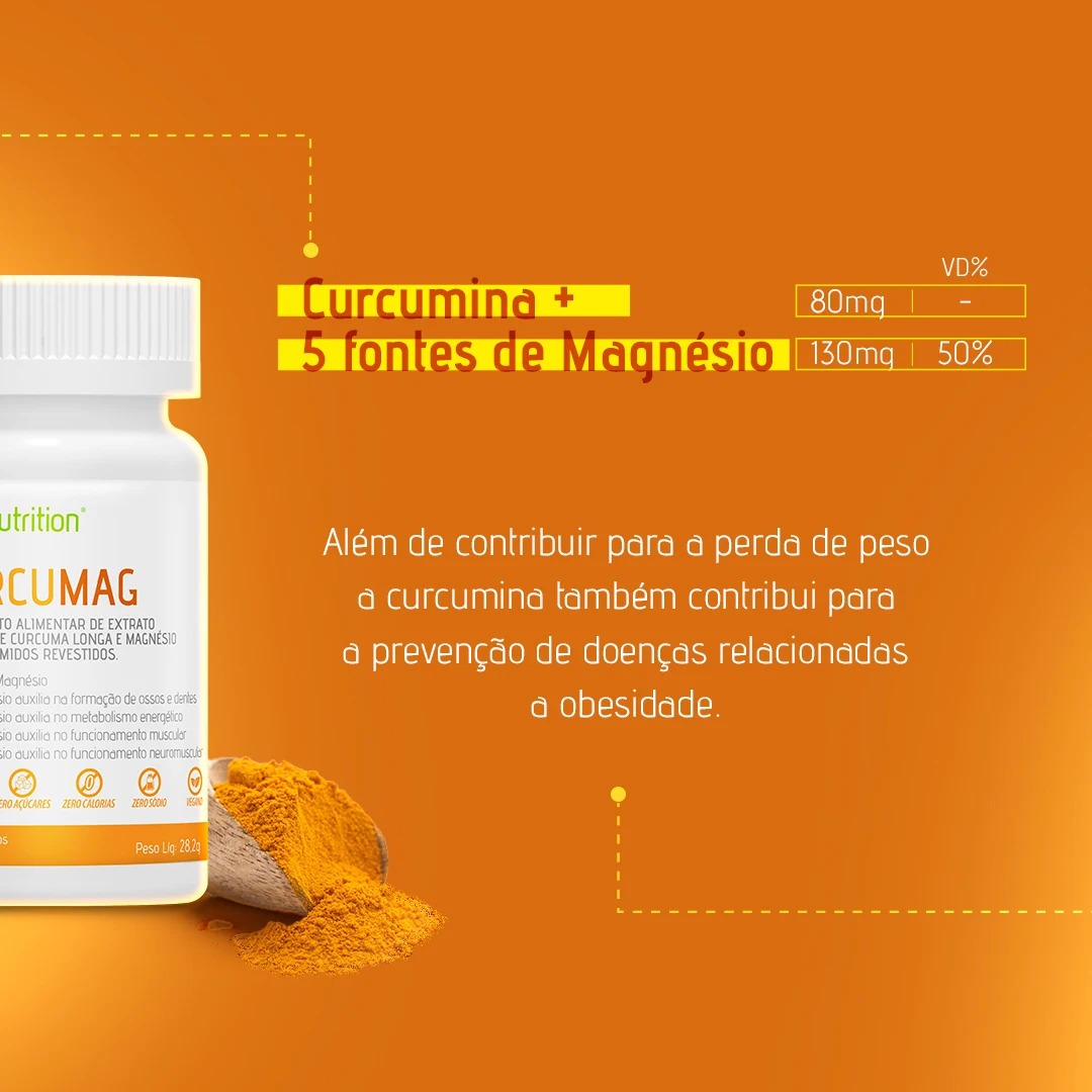 Curcumina e Magnésio Recuperação Muscular