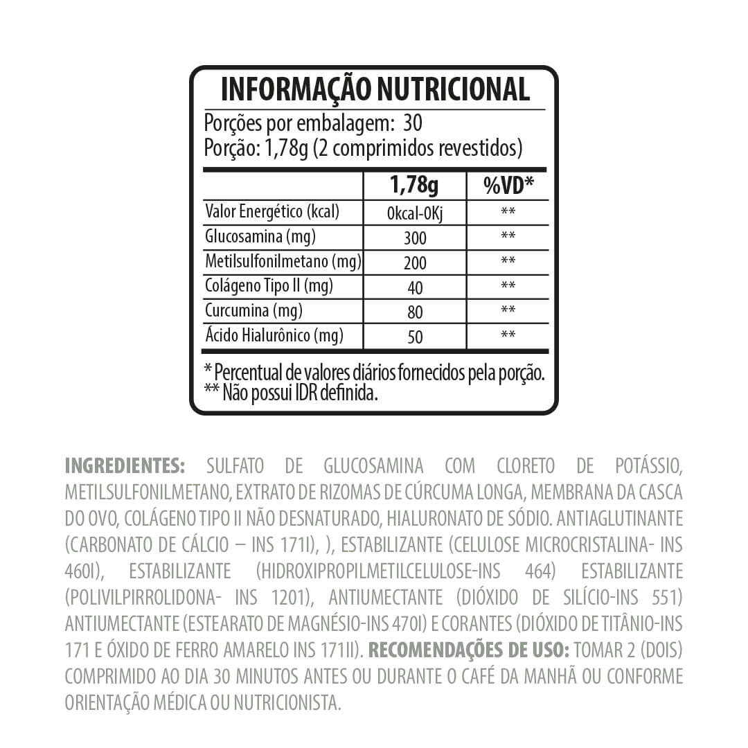 Tabela nutricional Belt Moove 