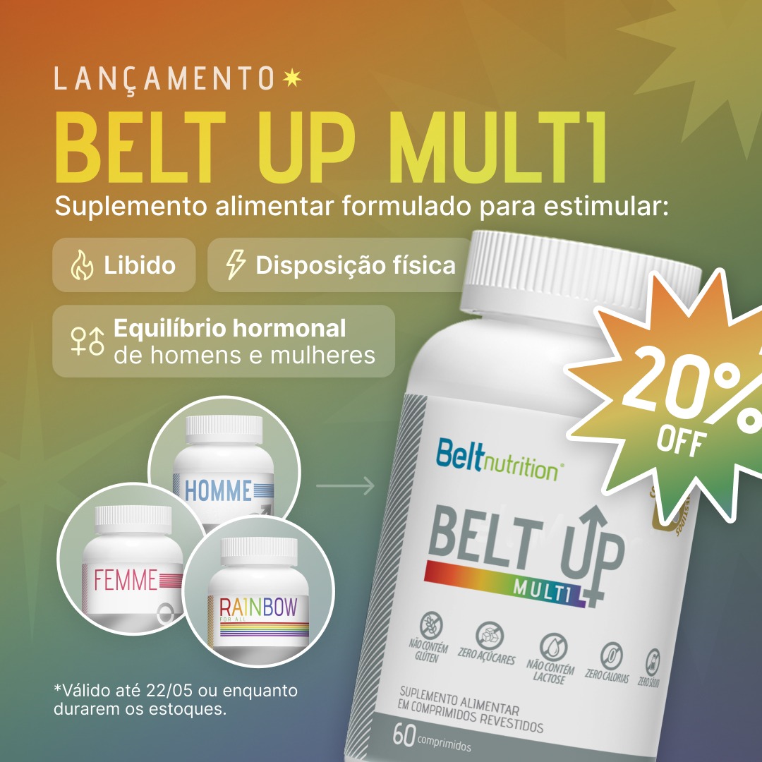 Belt UP suplemento com feno-grego para libido