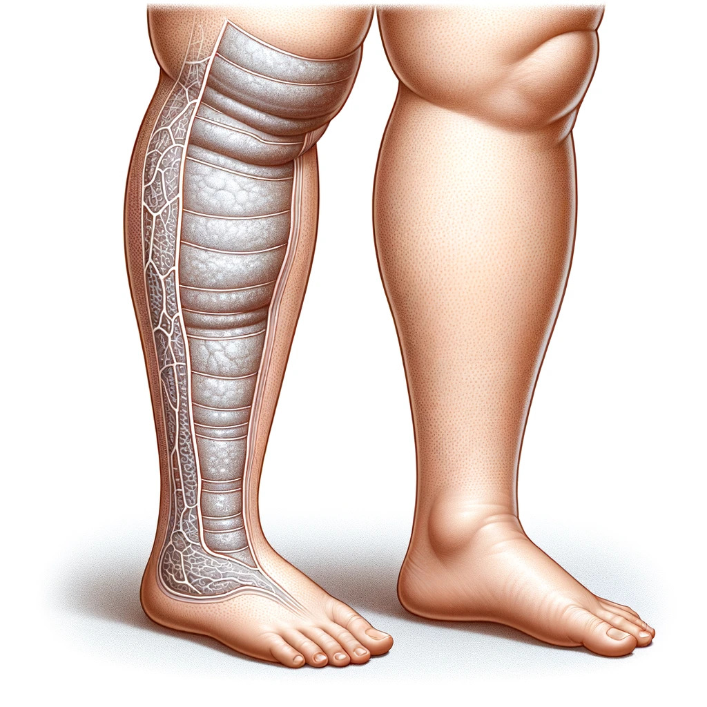 Lipedema nas Pernas