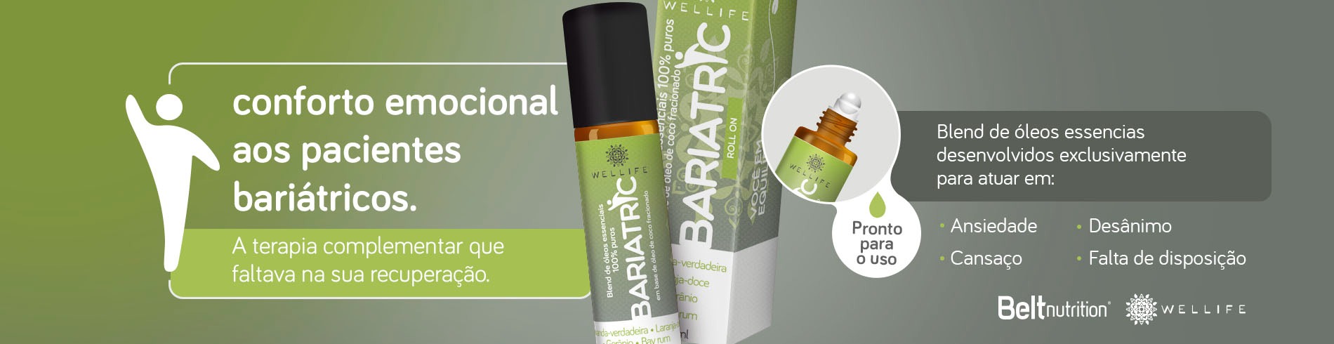 Promoção de Lançamento: Óleo Essencial Roll-on Bariatric para Ansiedade Pós-Cirúrgica