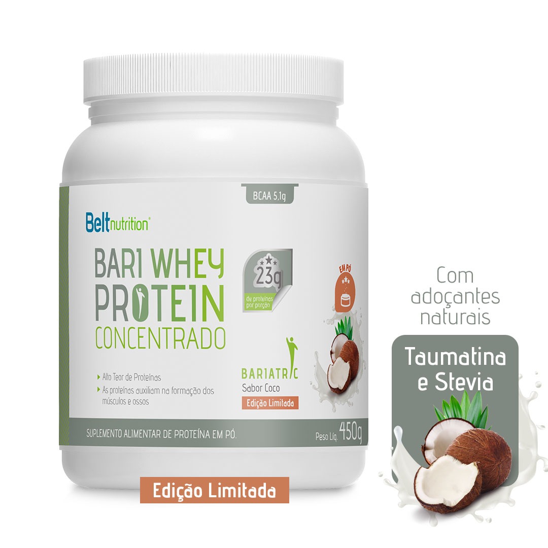 Whey Protein Concentrado sabor coco