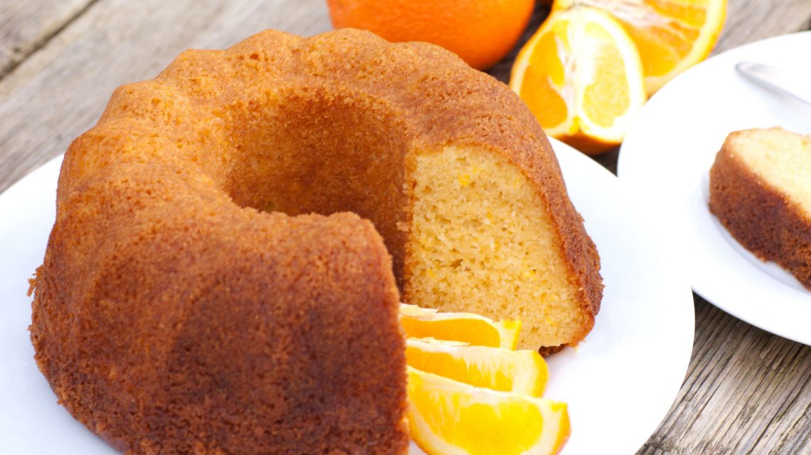 bolo de laranja fitness